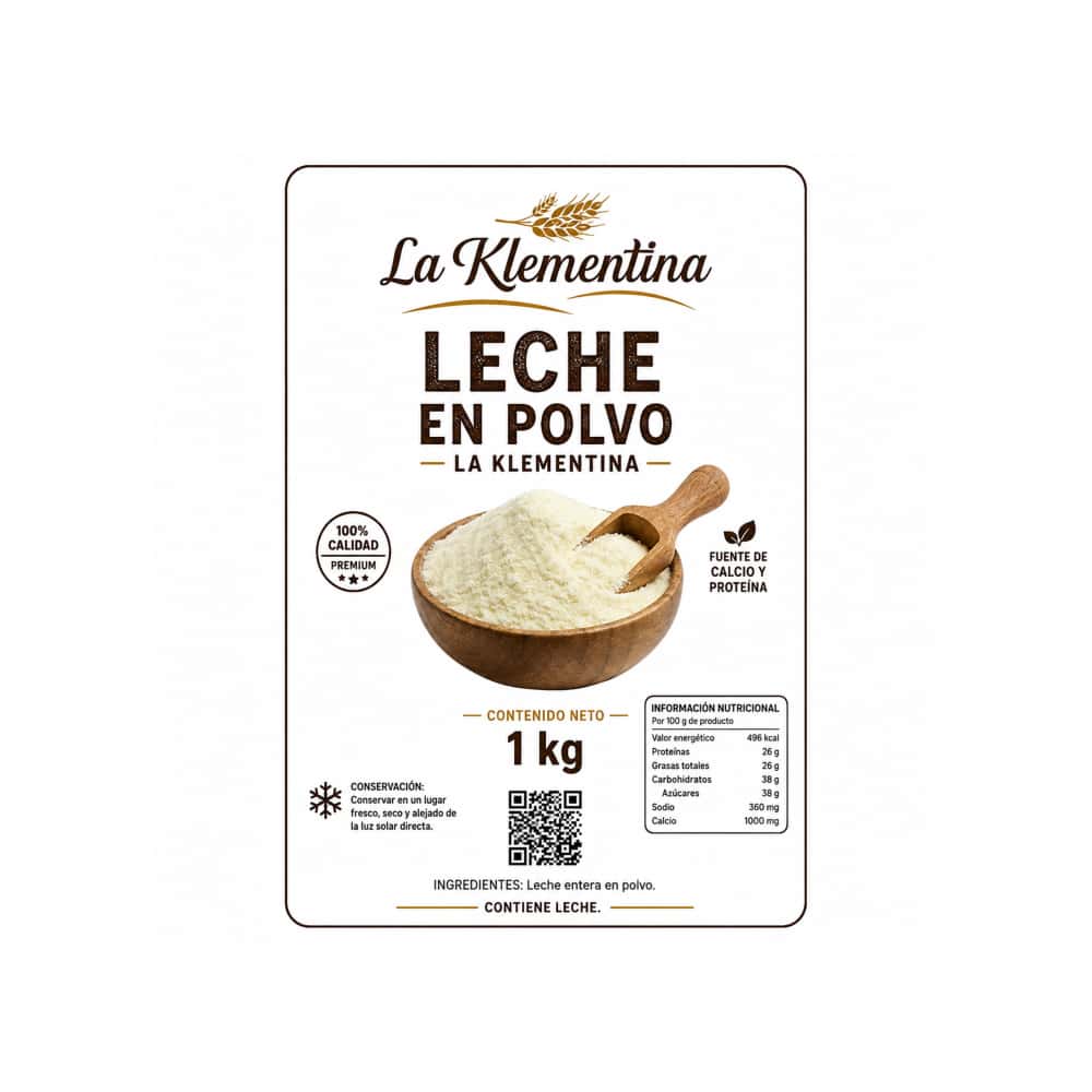 Leche en polvo La Klementina (1 kg / 2.2 lb) - Miniatura 2