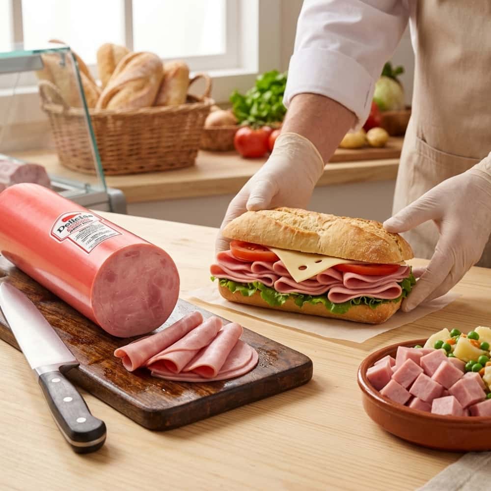 Jamón Vicky línea económica Delicias Estrella (420 g / 14.81 oz) - Miniatura 4