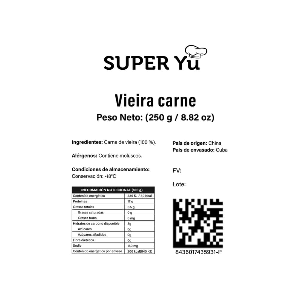 Carne de vieira Super Yu (250 g / 8.82 oz) - Miniatura 4