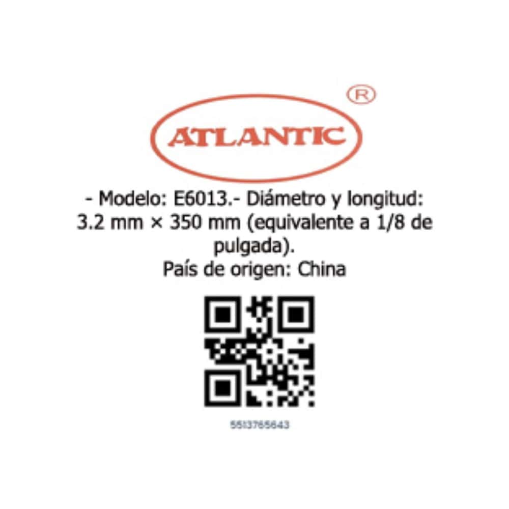 Electrodos para soldadura -Varilla- E6013 -350 mm Atlantic - Miniatura 4