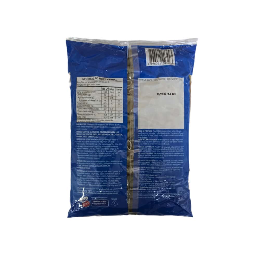 Pasta tipo macarrones Galo Selmi (500 g / 1.10 lb) - Miniatura 5