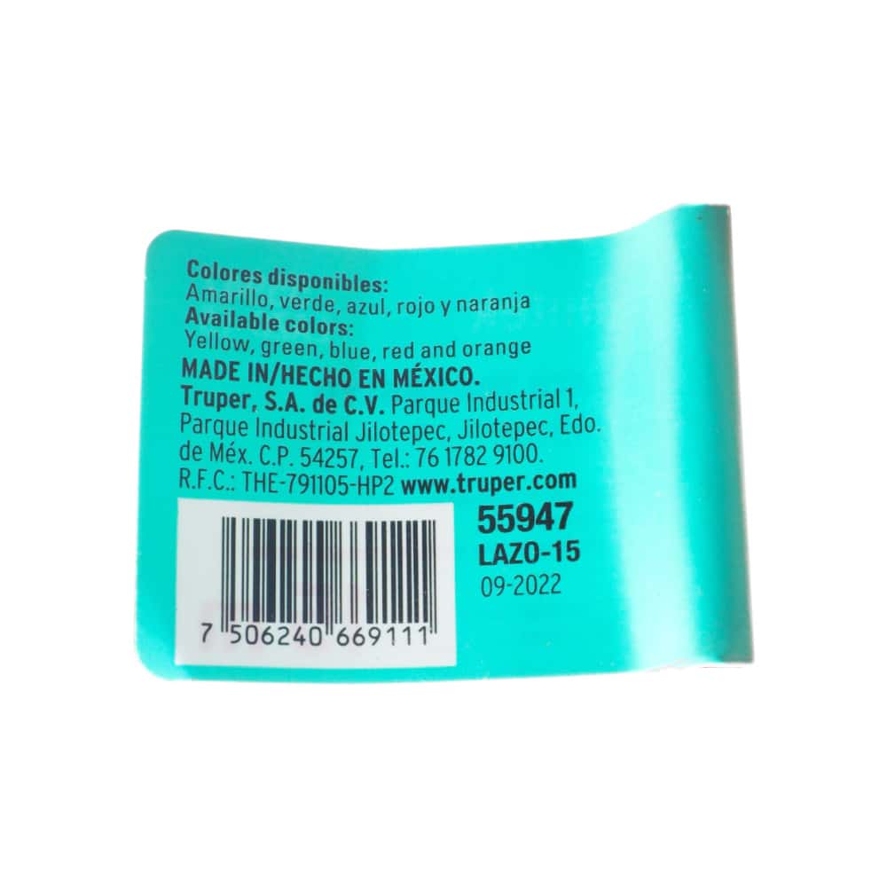 Lazo para tendedero de 15 m de largo color azul Klintek 55947 - Miniatura 6