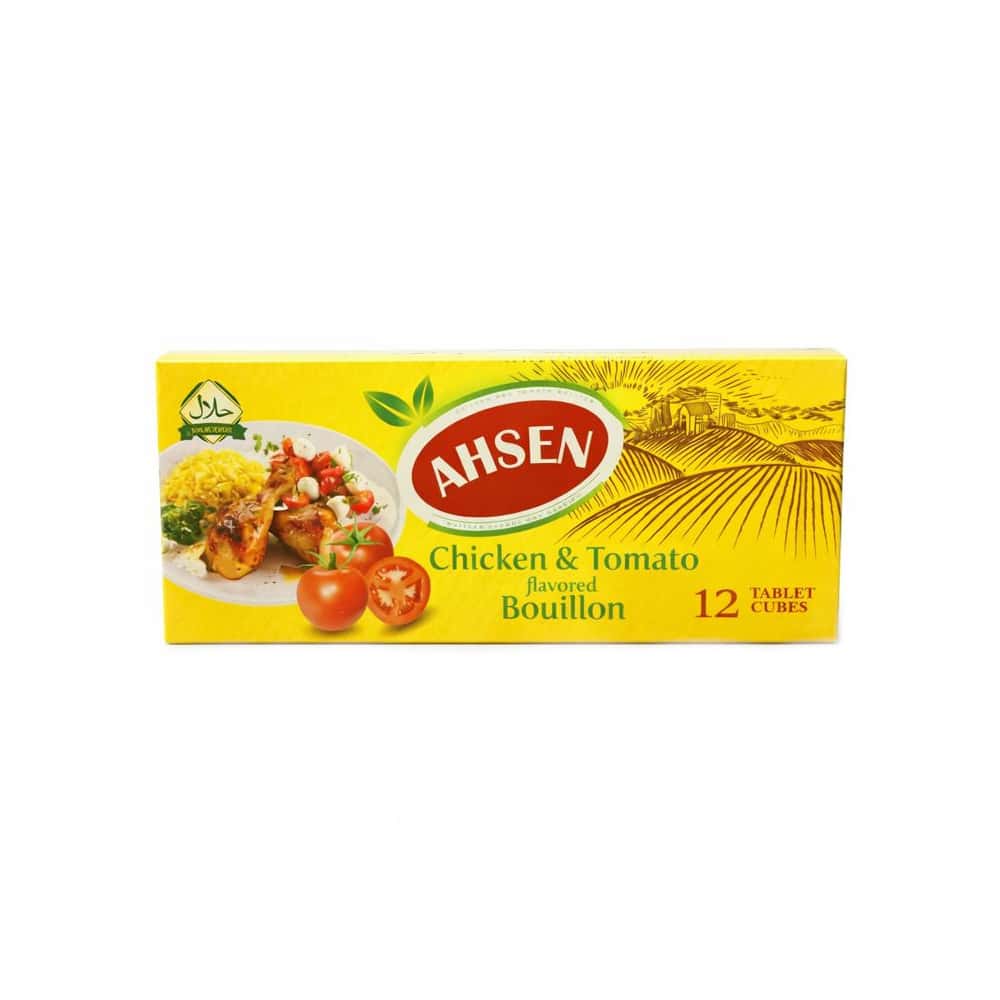 Cuadrito de pollo con tomate Ahsen (12 x 10 g) - Miniatura 1