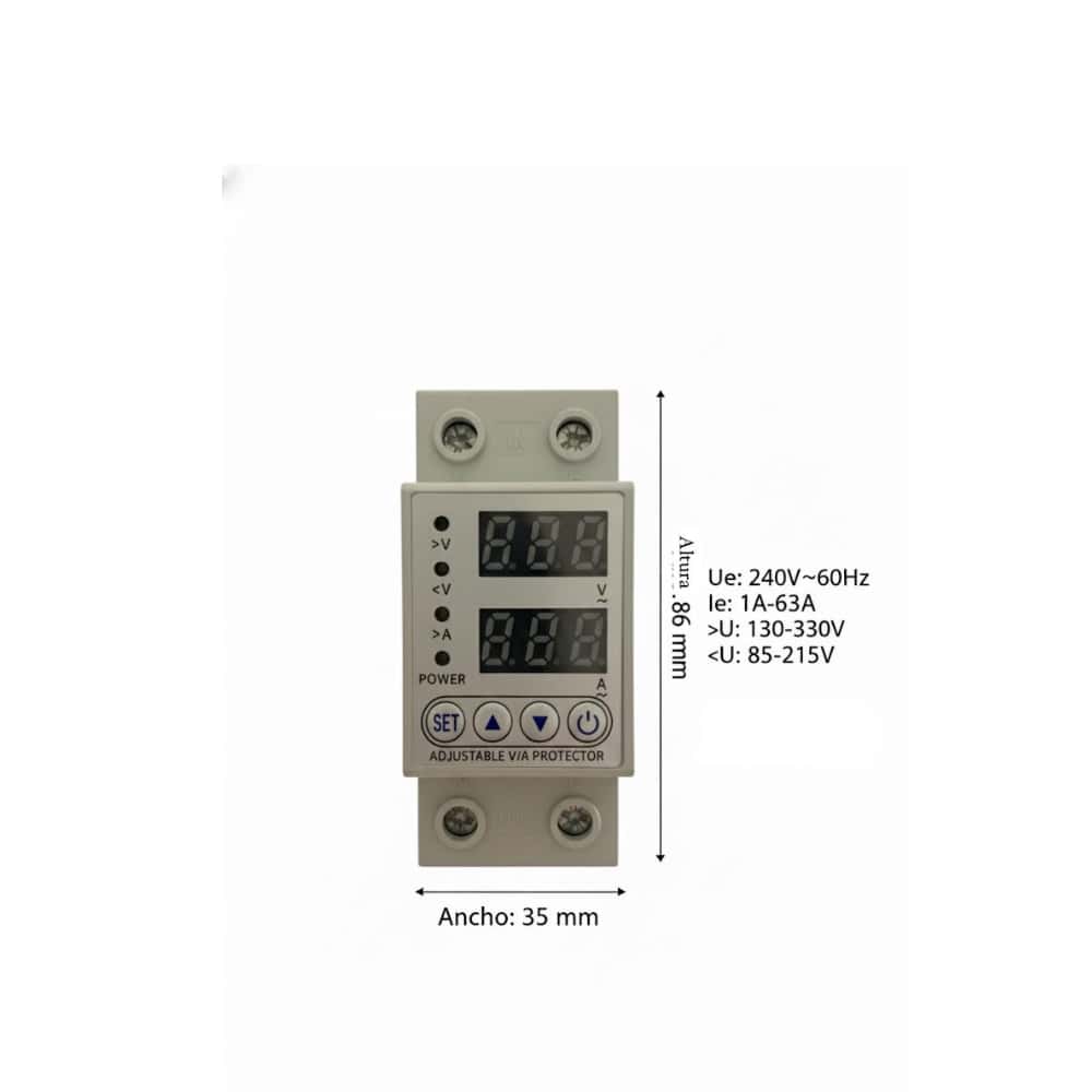 Protector de voltaje y amperaje Ajustable SACO 04-FR-34226 - Miniatura 2