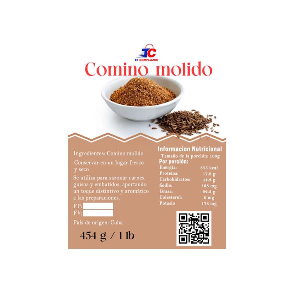 Comino molido Te Complazco (454 g / 1 lb) - Miniatura 3