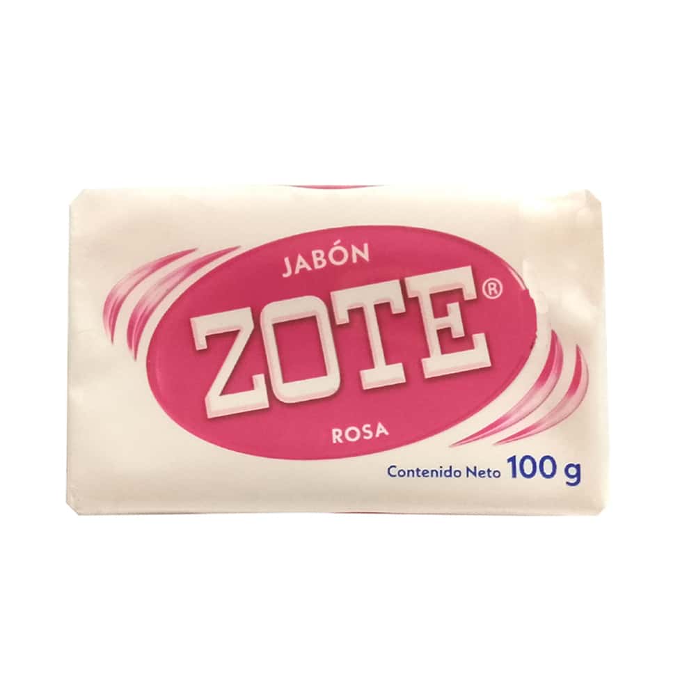 Jabón de lavar rosa Zote (100 g / 3.52 oz) - Miniatura 1