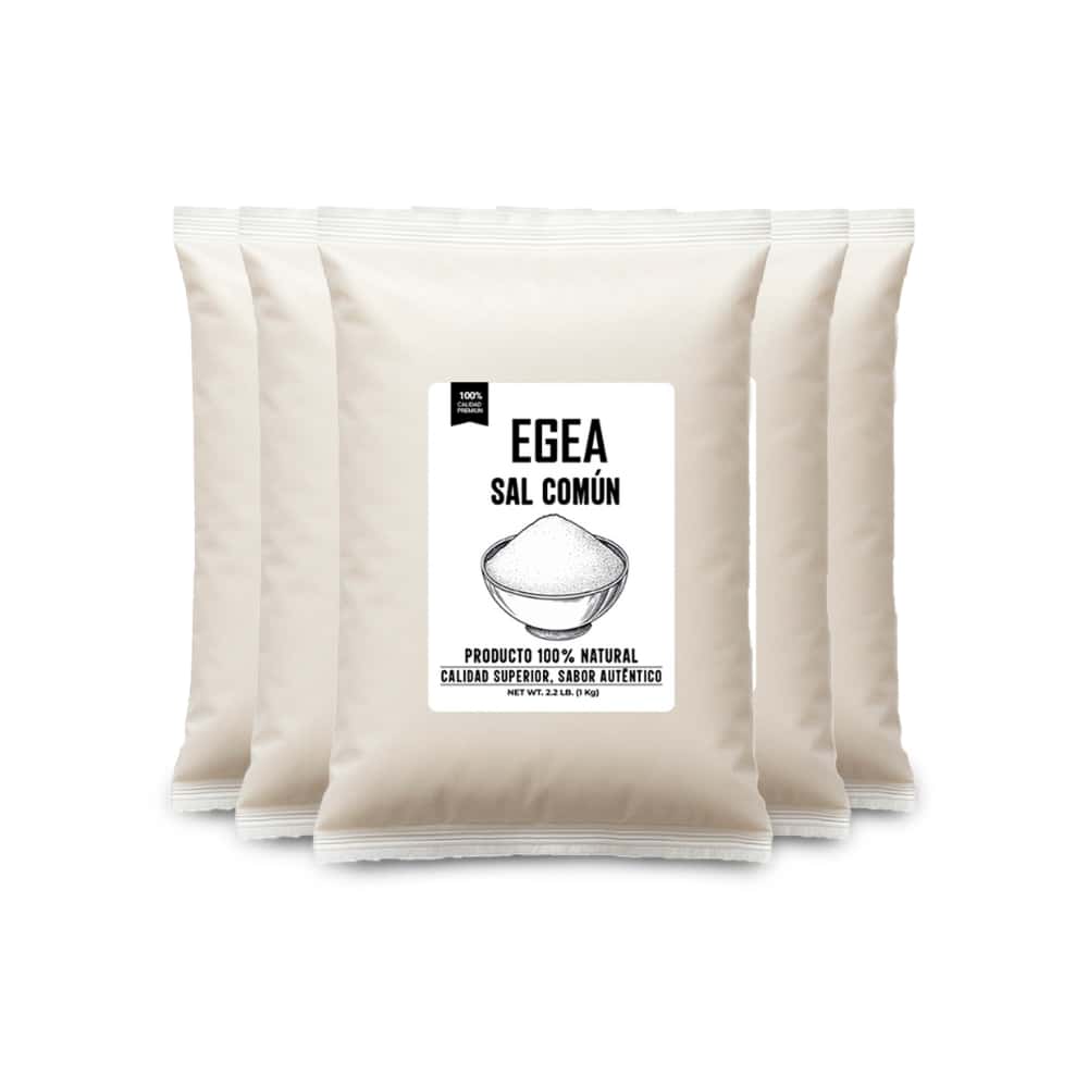 Sal común EGEA (5 x 1 kg / 2.2 lb) - Miniatura 1
