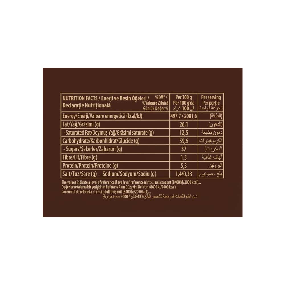 Barrita de galleta y caramelo cubierta de chocolate Bonucci Bene (40 g / 1.41 oz) - Miniatura 4