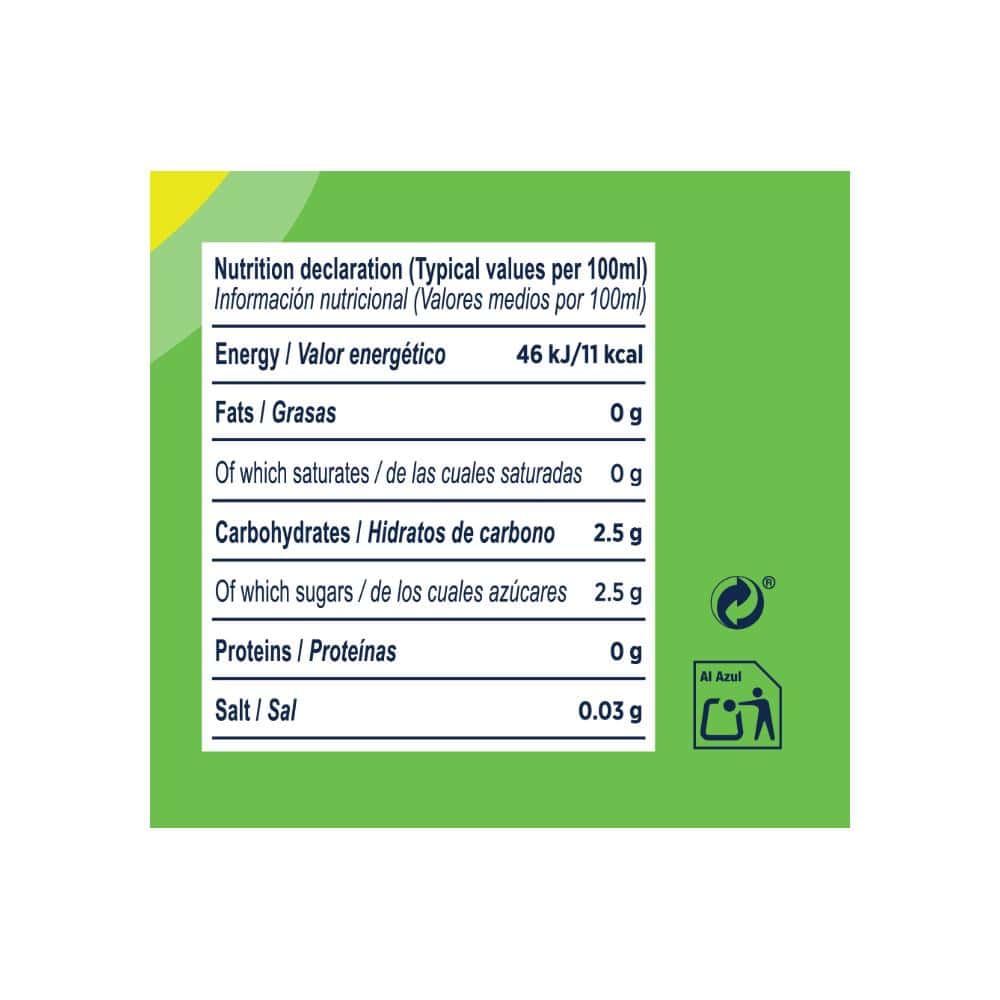 Caja de Refresco gaseado de limón YEYA (24 x 330 ml) - Miniatura 2