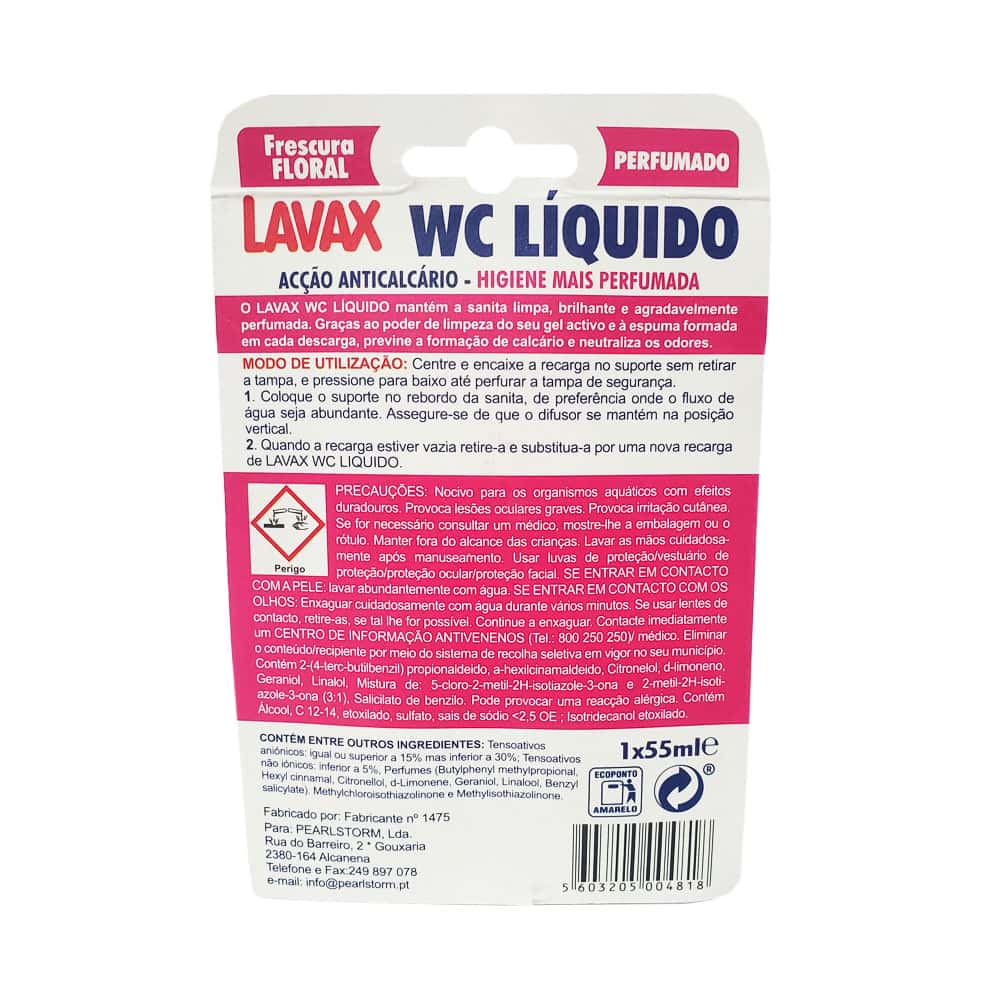 Líquido para inodoro aroma floral WC Lavax (55 ml) - Miniatura 4