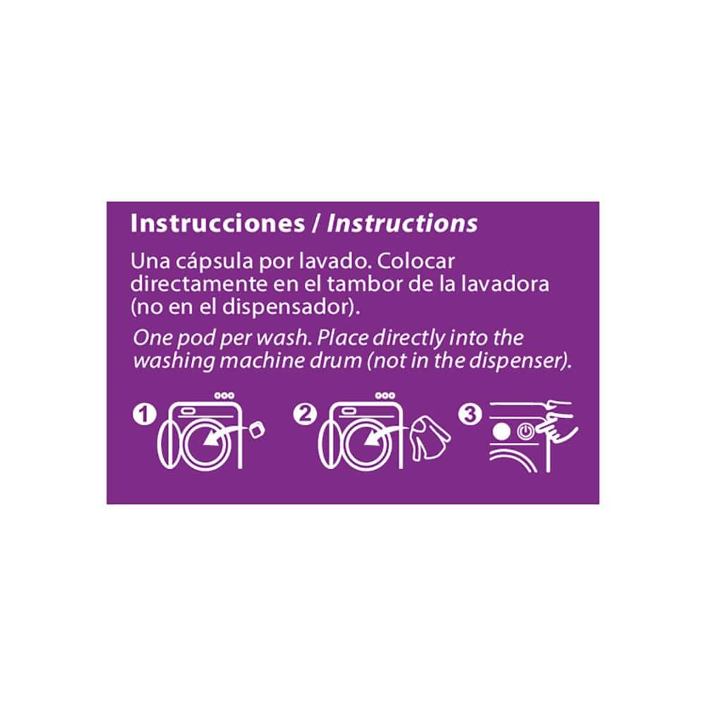 Cápsulas de detergente para lavar con aroma rosa y lavanda YEYA (300 g / 11 oz) - Miniatura 2