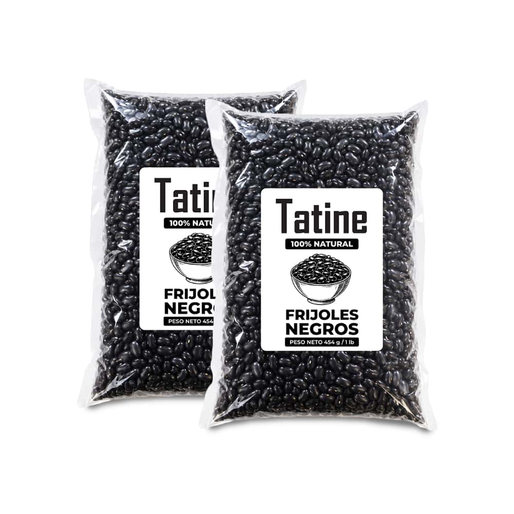 Frijoles negros Tatine (2 x 454 g / 1 lb) - Miniatura 1