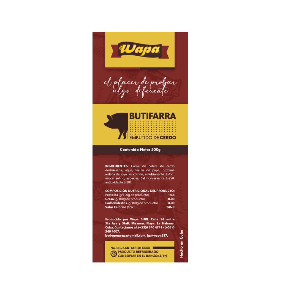 Butifarra Wapa (500 g / 1.1 lb) - Miniatura 2
