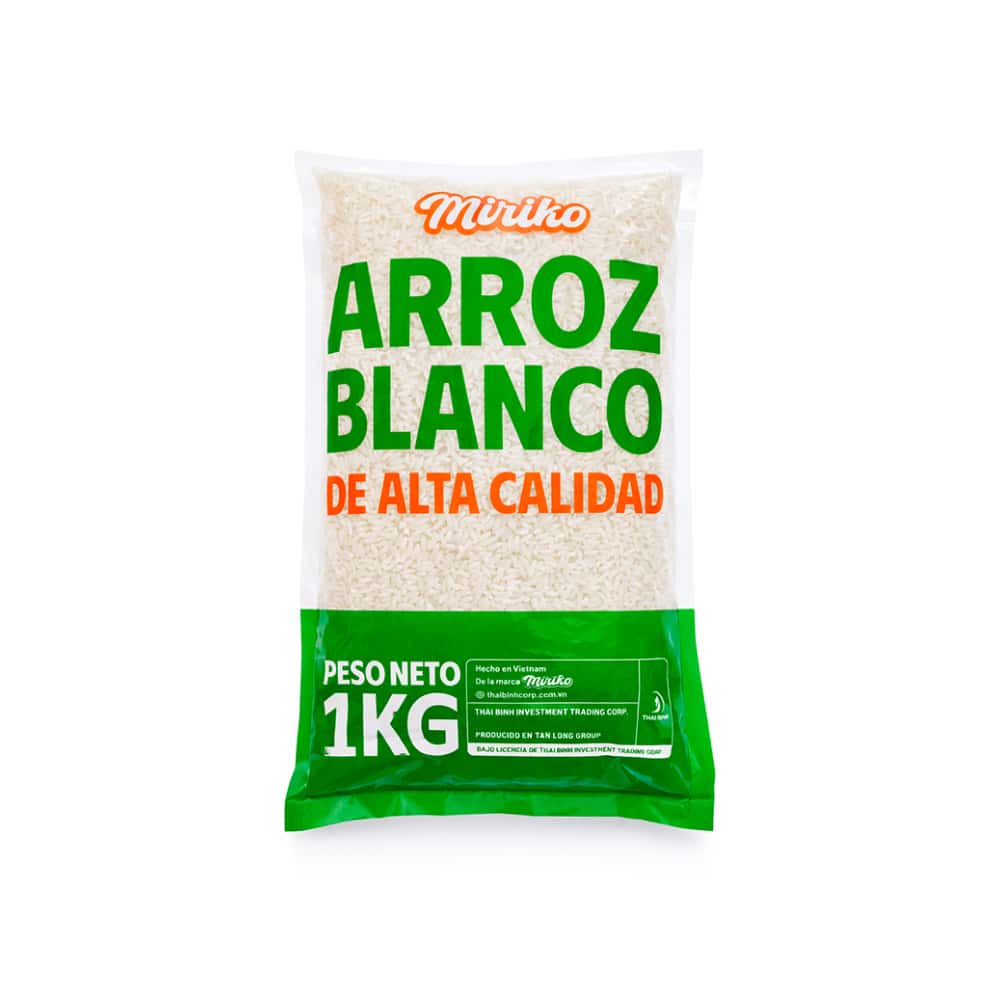 Arroz blanco de alta calidad Miriko (1 kg / 2.2 lb) - Miniatura 1