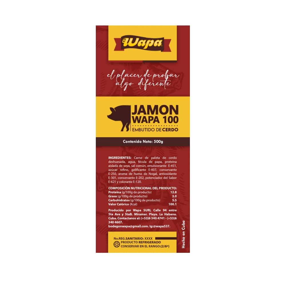 Jamón Wapa 100 lasqueado (500 g / 1.1 lb) - Miniatura 3