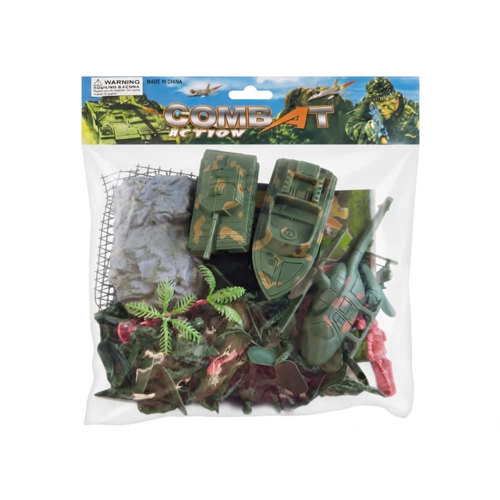 Set de juguete militar de plástico Combat - Miniatura 2