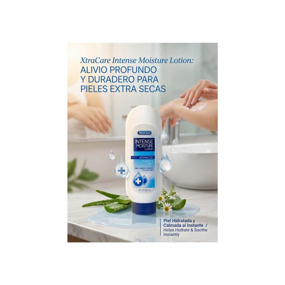 Loción corporal -crema- hidratante intensa avanzada XtraCare (532 ml / 18 oz) - Miniatura 4