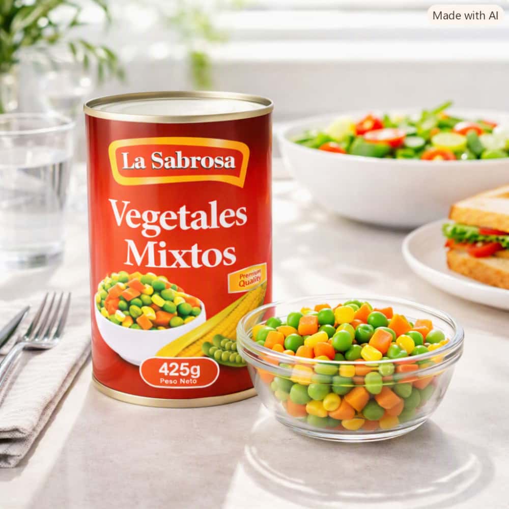 Vegetales mixtos La Sabrosa (425 g / 15 oz) - Miniatura 5