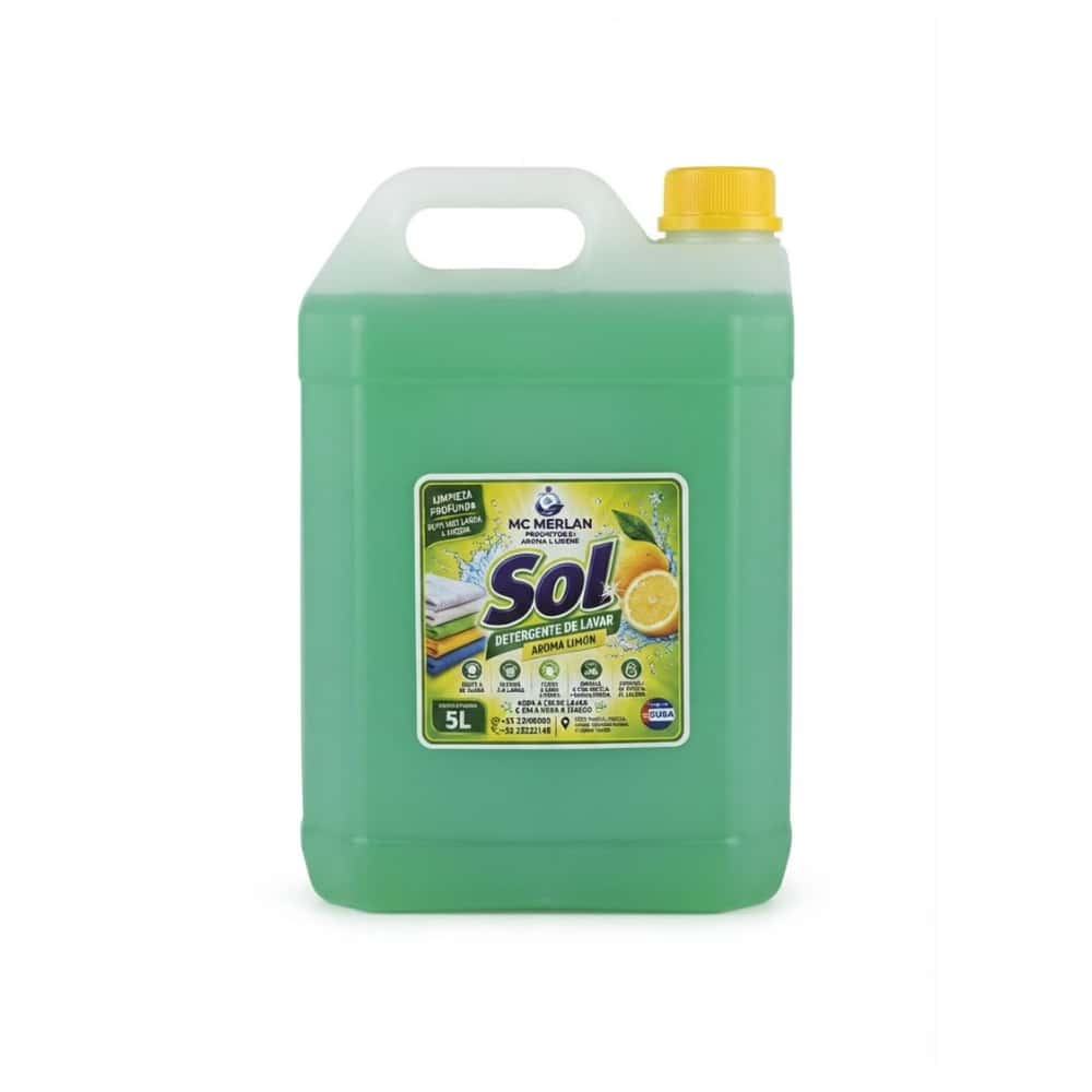 Detergente líquido de lavar con aroma a limón MC Merlan (5 L) - Miniatura 1