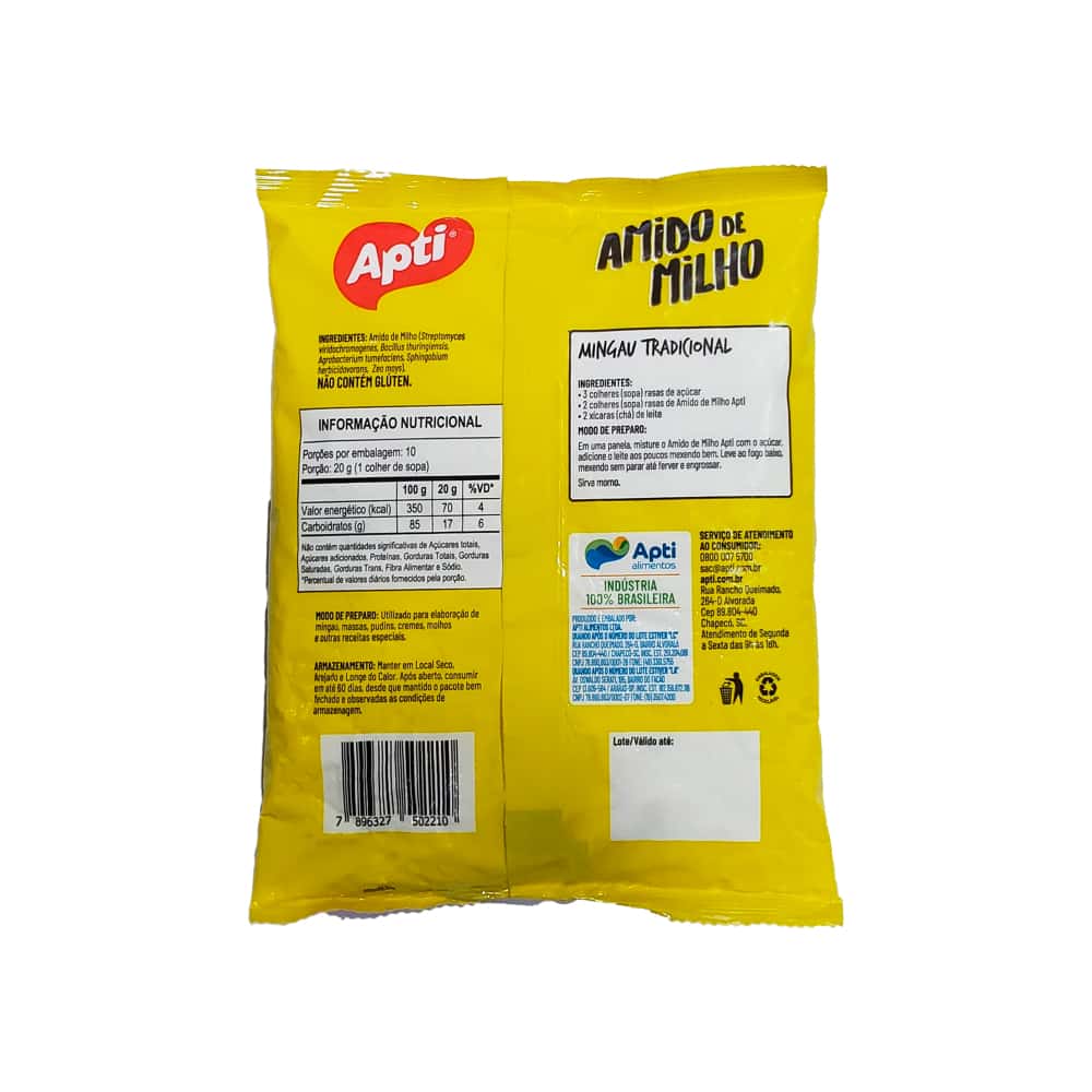 Maicena almidón de maíz Apti (200 g / 7.05 oz) - Miniatura 2