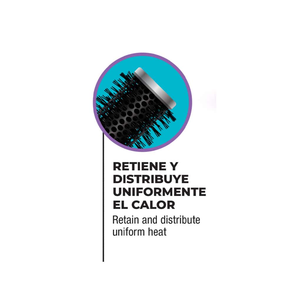 Cepillo turbo secado de 45mm para el cabello Evok - Miniatura 3
