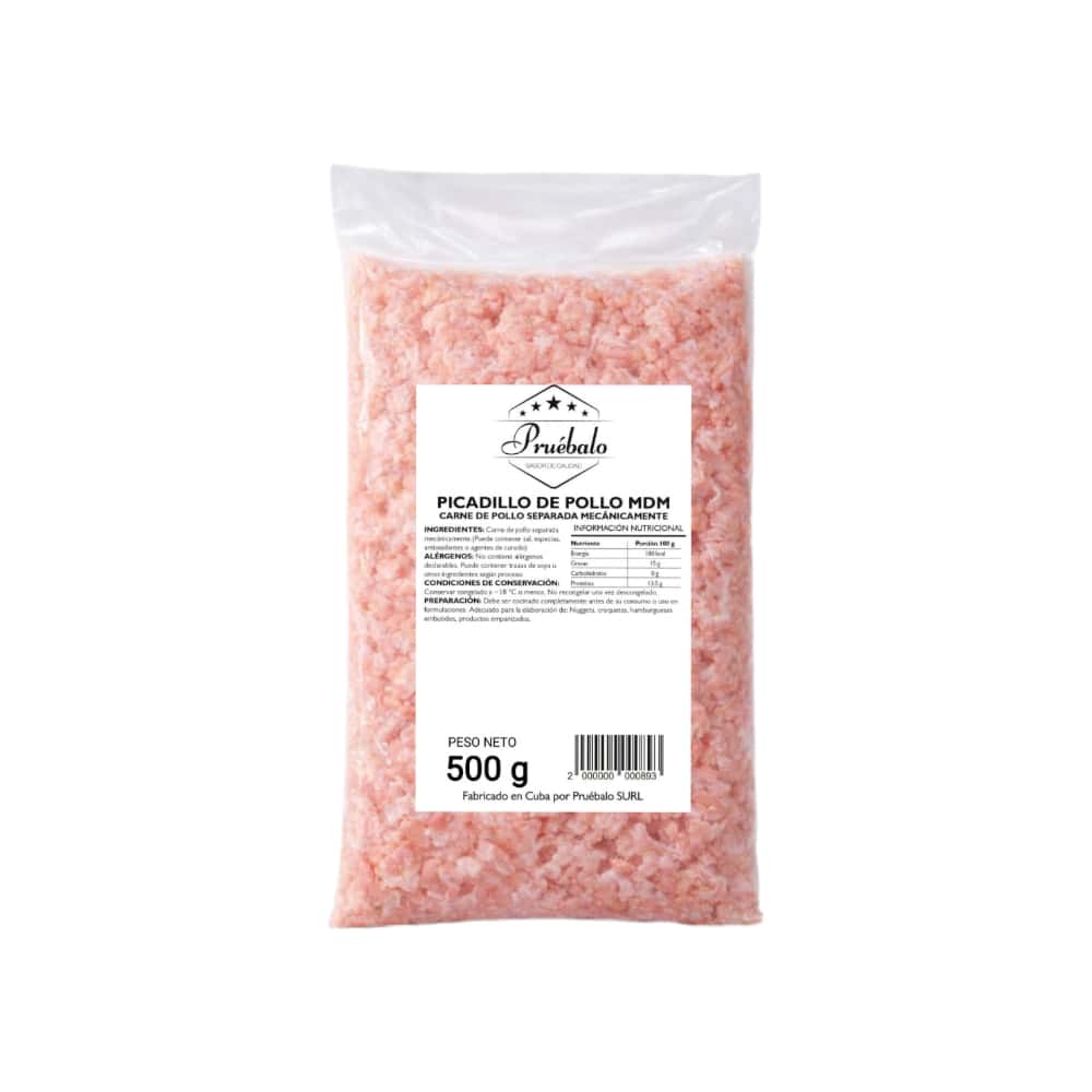 Carne de pollo separada mecánicamente Pruébalo (500 g / 1.1 lb) - Miniatura 1