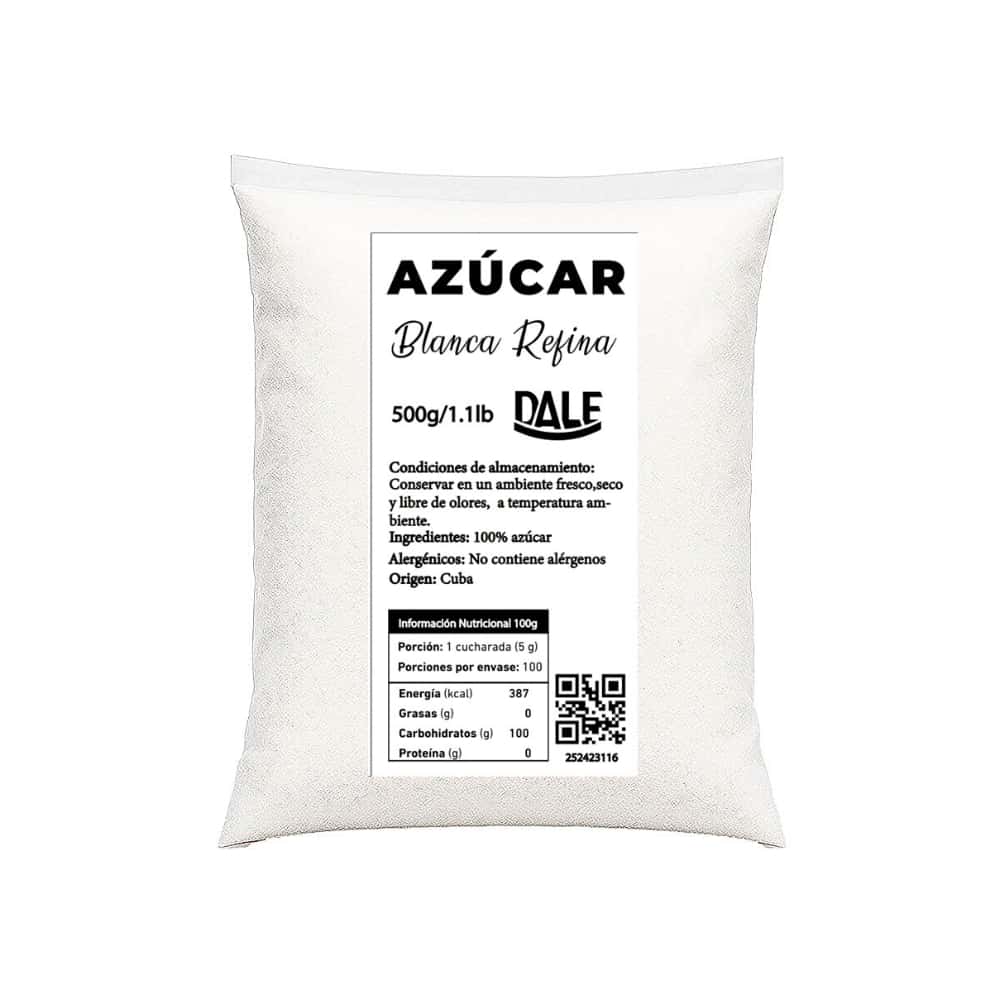 Azúcar blanca refina Dale (500 g / 1.1 lb) - Miniatura 1