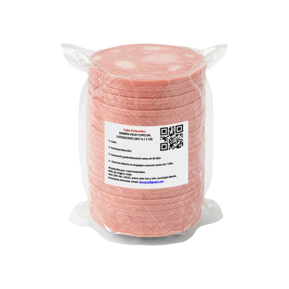 Jamón vicky especial lasqueadoCuba Embutidos (907 g / 2 lb) - Miniatura 4