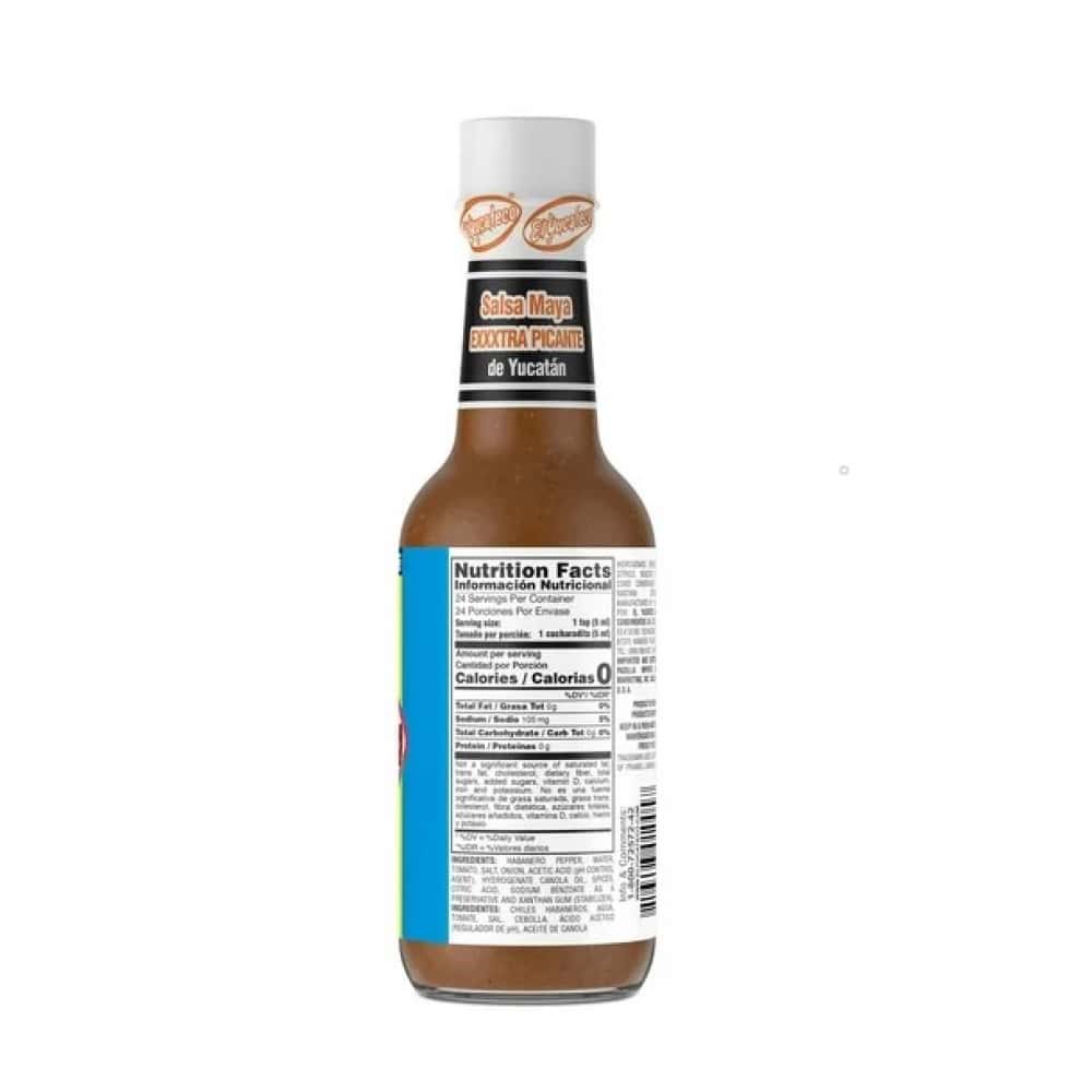 Salsa extra picante kutbil-ik de chile habanero El Yucateco (150 ml) - Miniatura 5