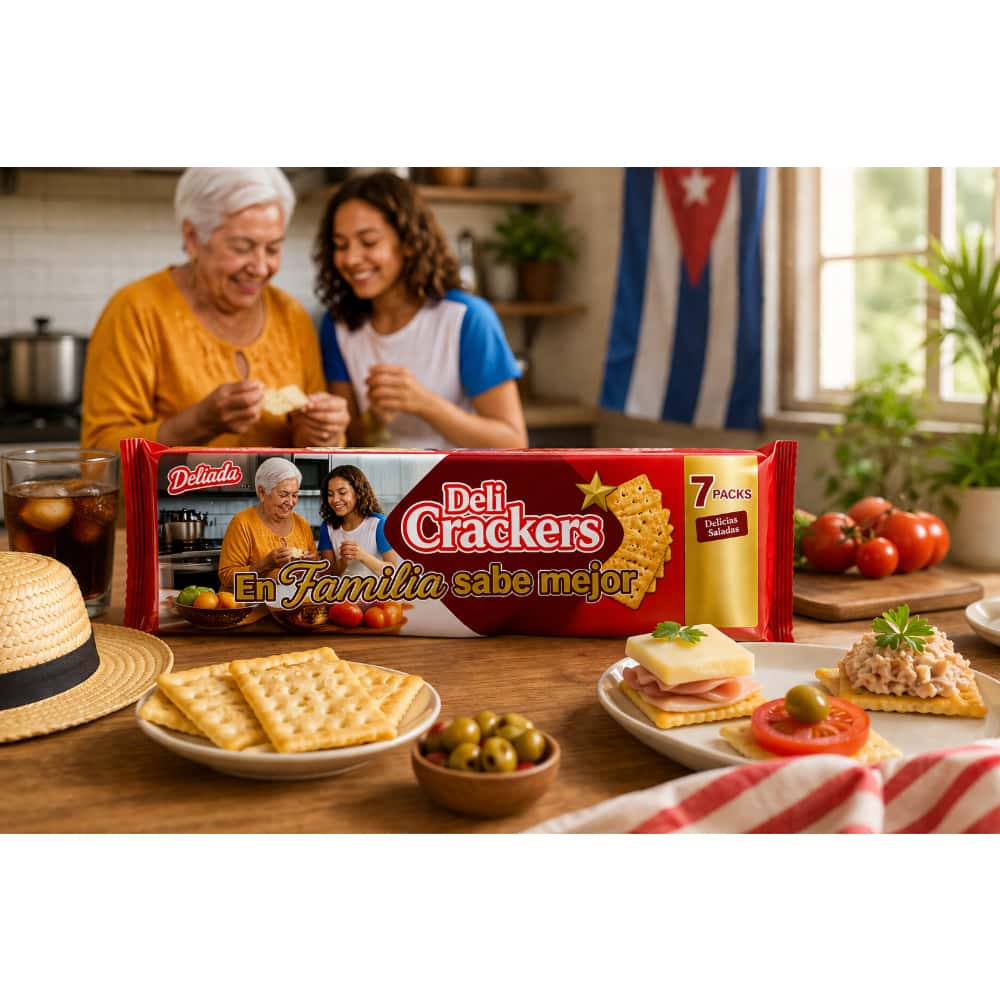 Galletas saladas tipo cracker Delizola (3 X 595 g / 1.3 lb) - Miniatura 2