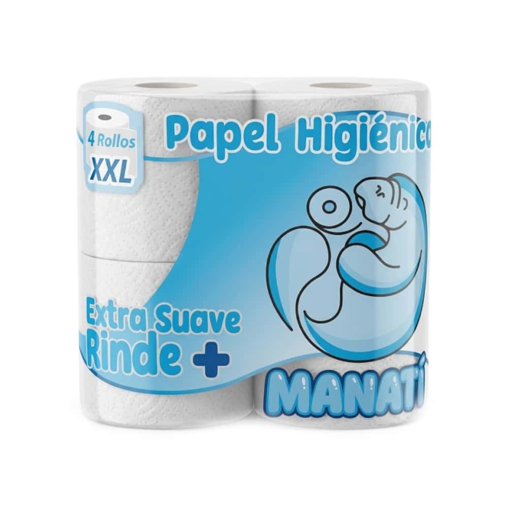 Papel higiénico XXL Manatí (4 U) - Miniatura 1