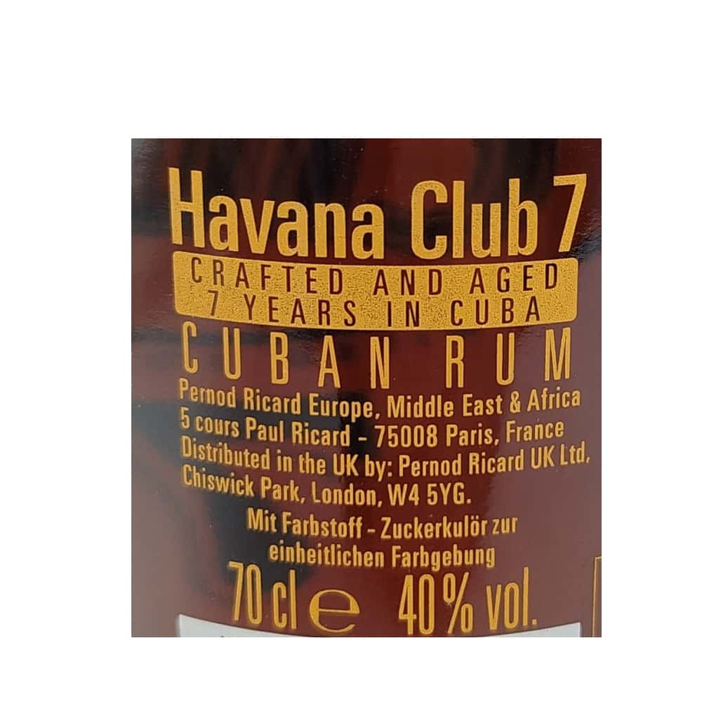 Botella de ron Añejo 7 años -Edición Limitada 2022- Havana Club (70 cl) - Miniatura 3