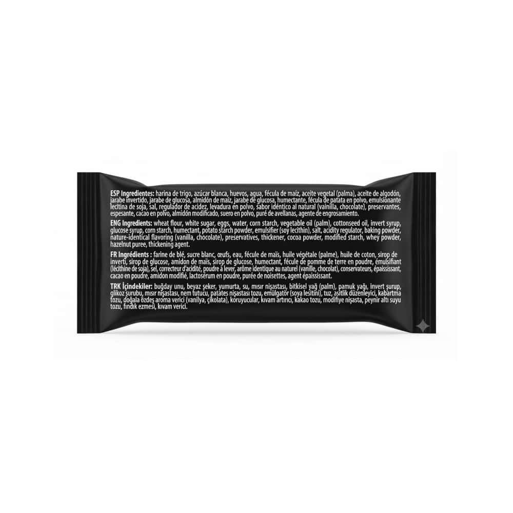Pastel marmoleado relleno de crema de chocolate Lussio Bonucci (50 g / 1.76 oz) - Miniatura 4