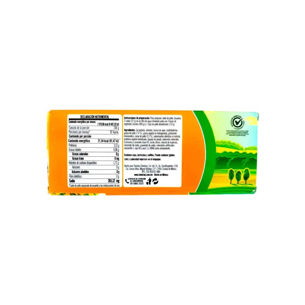 Caldo de pollo en cubos Chedraui (132 g / 4.65 oz) - Miniatura 3