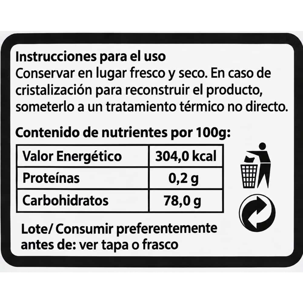 Miel de abejas polifloral 100% natural Apisun (500 g / 1.1 lb) - Miniatura 4