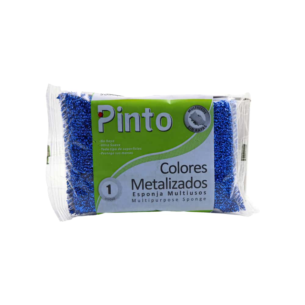 Esponja multiusos colores metalizados Pinto - Miniatura 3