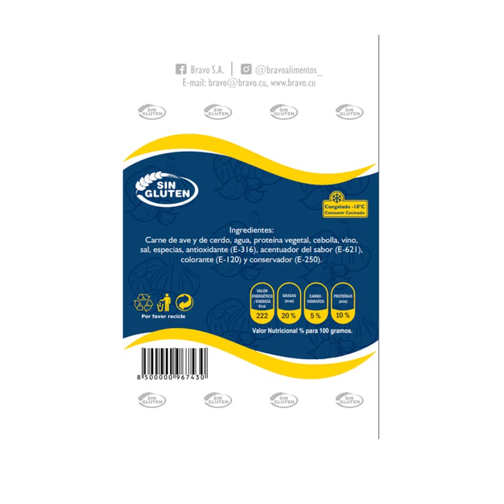 Picadillo mixto sazonado Bravo (400 g / 14.11 oz) - Miniatura 3