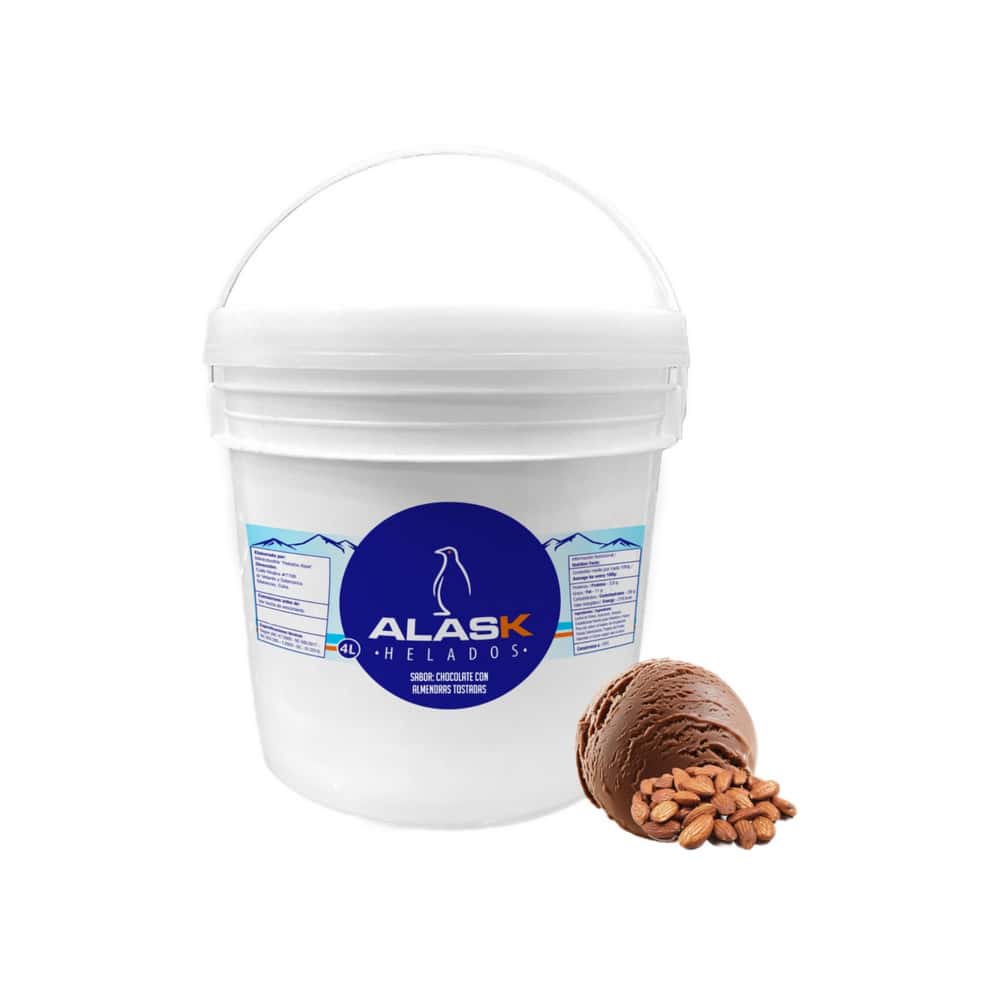Helado de chocolate con almendras tostadas Alask (4 L) - Miniatura 1