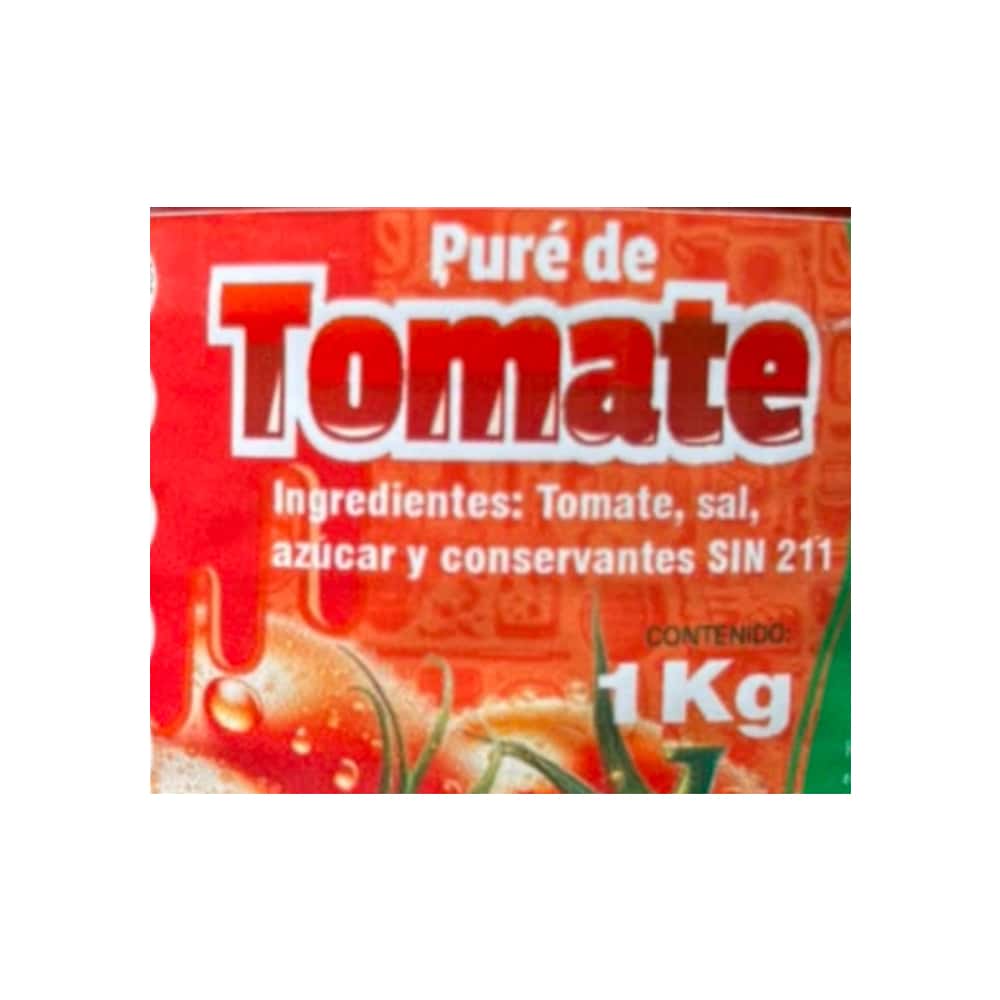 Puré de tomate El Roble (1 kg / 2.2 lb) - Miniatura 2