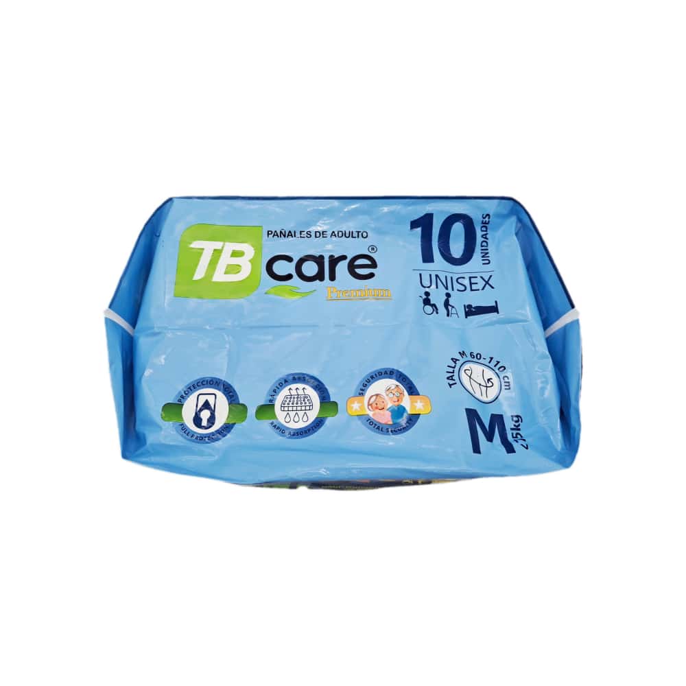 Pañales desechables para adultos talla M Tb Care (10 U) - Miniatura 3