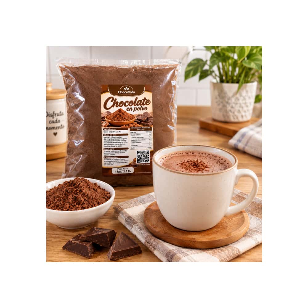 Chocolate en polvo ChocoVida (1 kg / 2.2 lb) - Miniatura 4