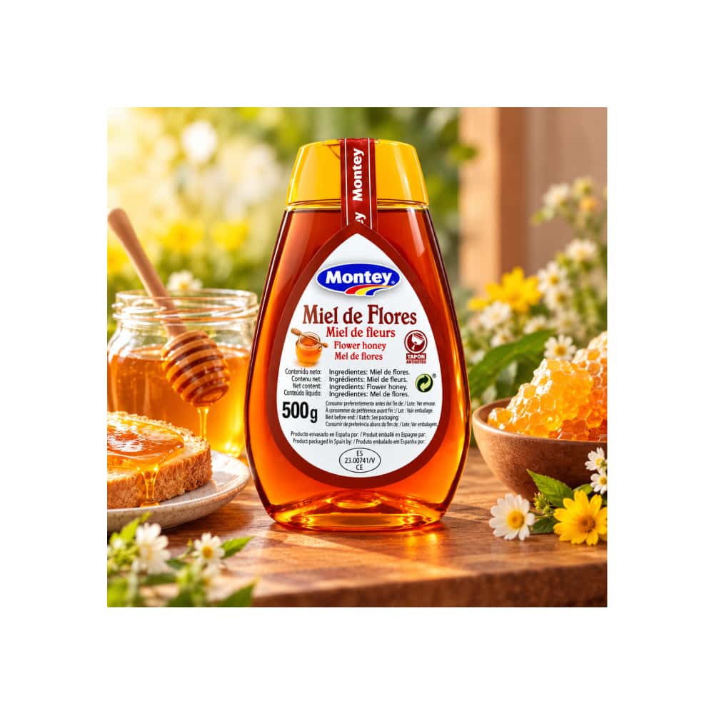 Miel de flores Montey (500 g / 17.63 oz) - Miniatura 4