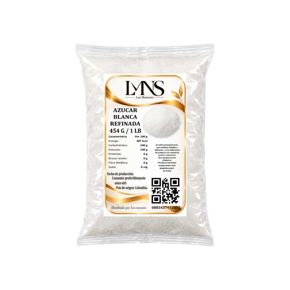 Azúcar blanca refinada Los Meneses (454 g / 1 lb) - Miniatura 1