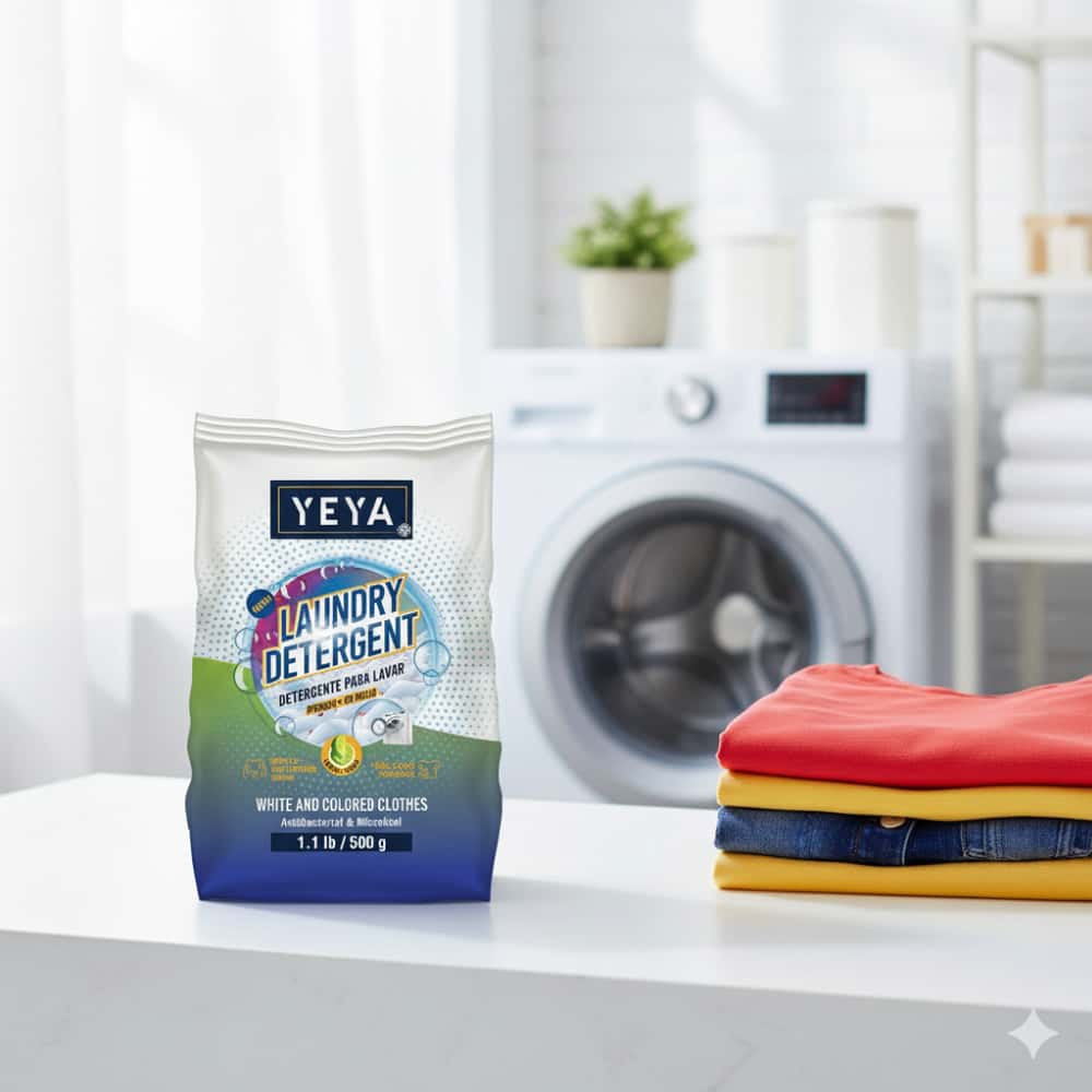 Detergente en polvo con aroma a limón YEYA (3 x 500 g / 1.1 lb) - Miniatura 2