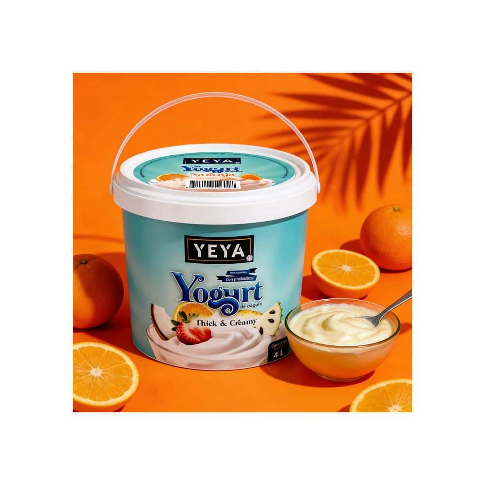Yogurt de naranja con probióticos YEYA (4 L) - Miniatura 5
