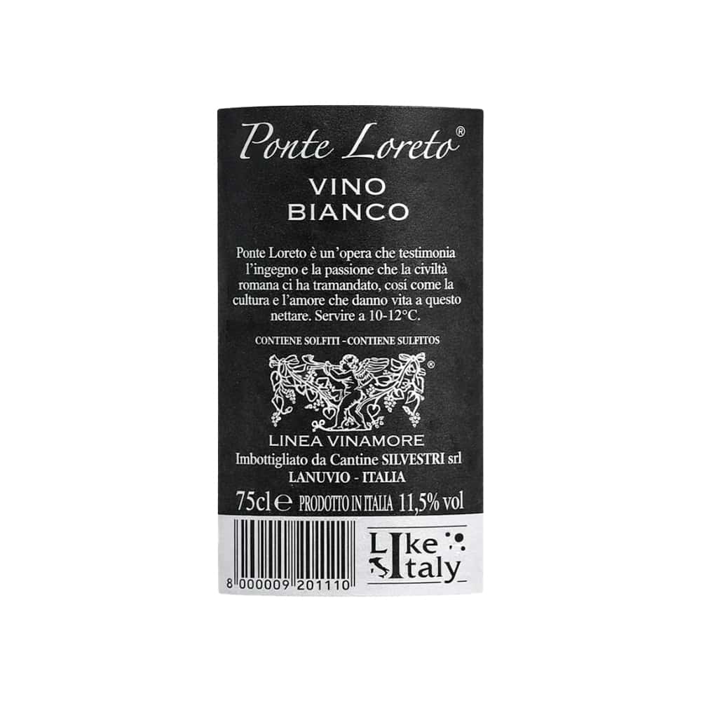 Vino Blanco Ponte Loreto Like Italy (750 ml) - Miniatura 3