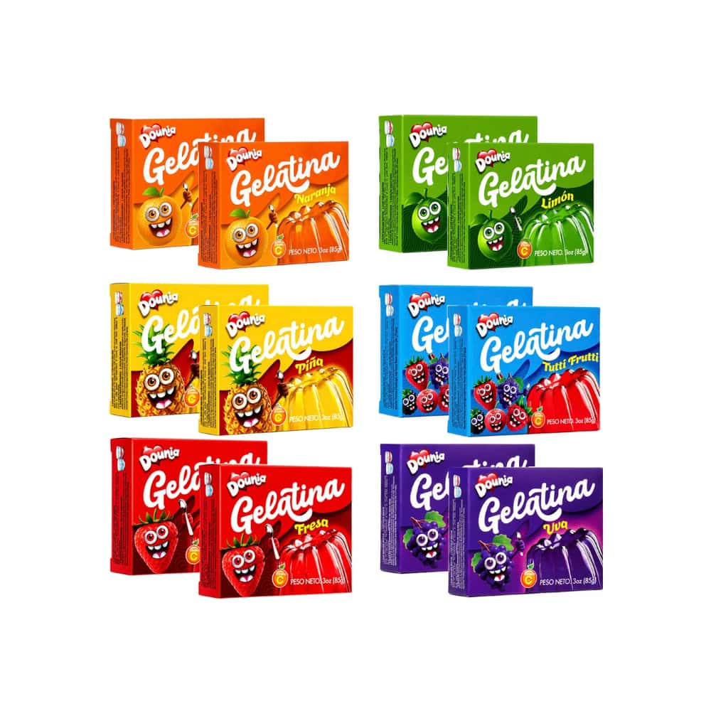 Gelatina variados sabores dobles - Miniatura 1