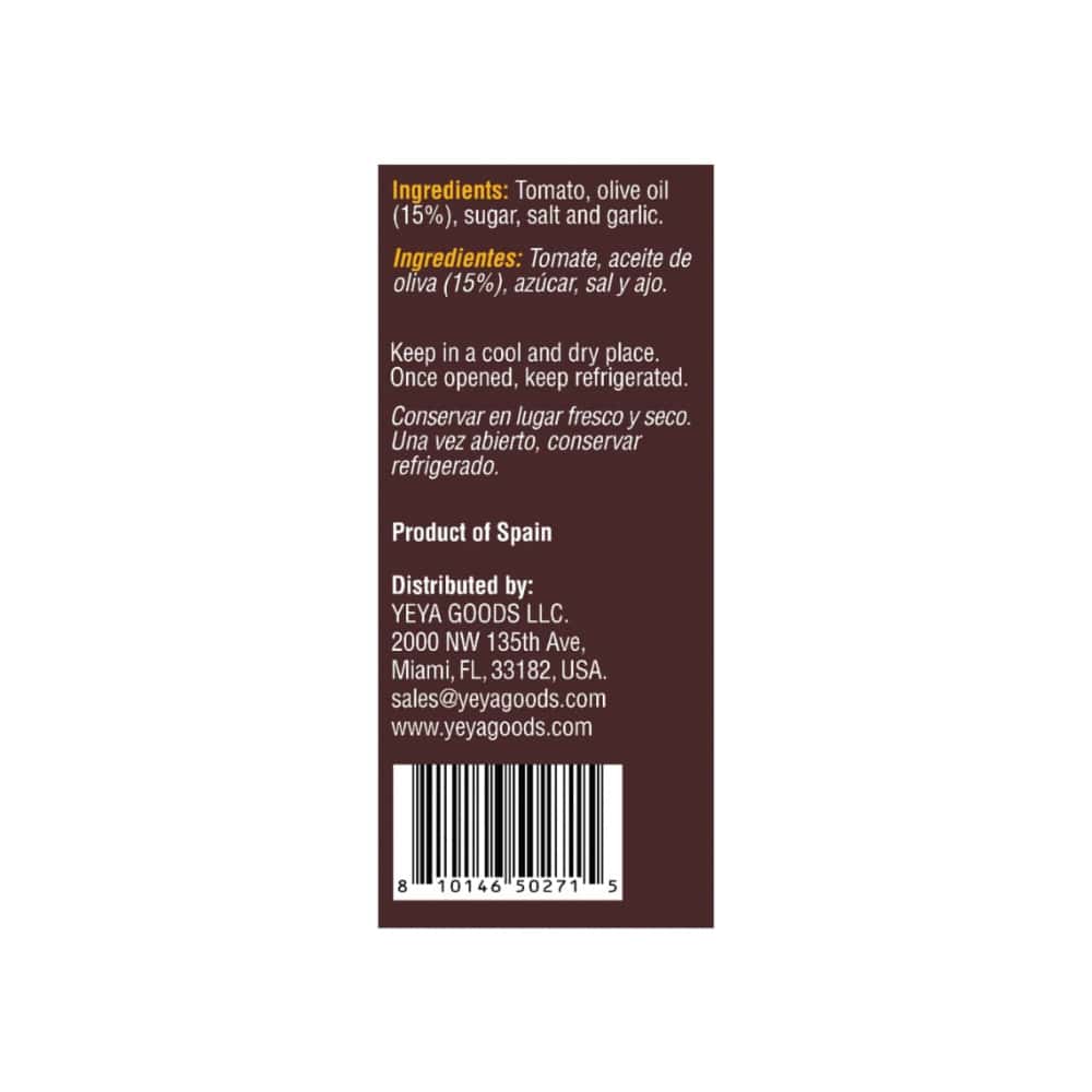 Tomate frito casero YEYA (6 x 560 g / 1.23 lb) - Miniatura 3