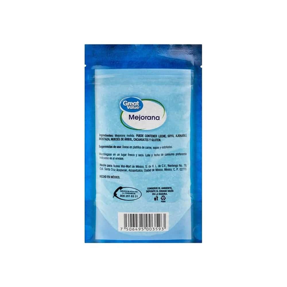 Hojas de mejorana molida Great Value (28 g) - Miniatura 3