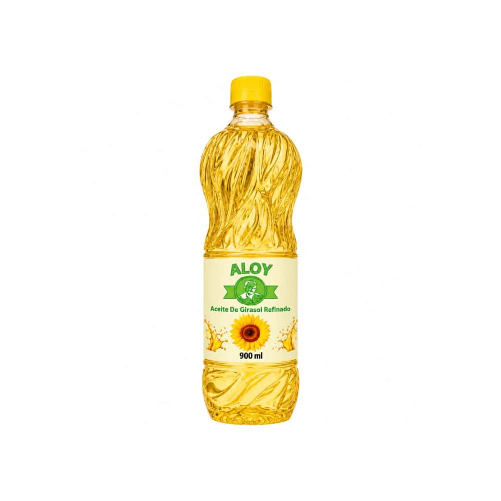 Aceite de girasol refinado Aloy (900 ml / 30.43 floz) - Miniatura 1